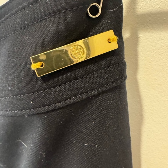 Tory Burch Navy Blue Women's Pants Ankle Size 4 perfect condition, zero flaws - Picture 5 of 6